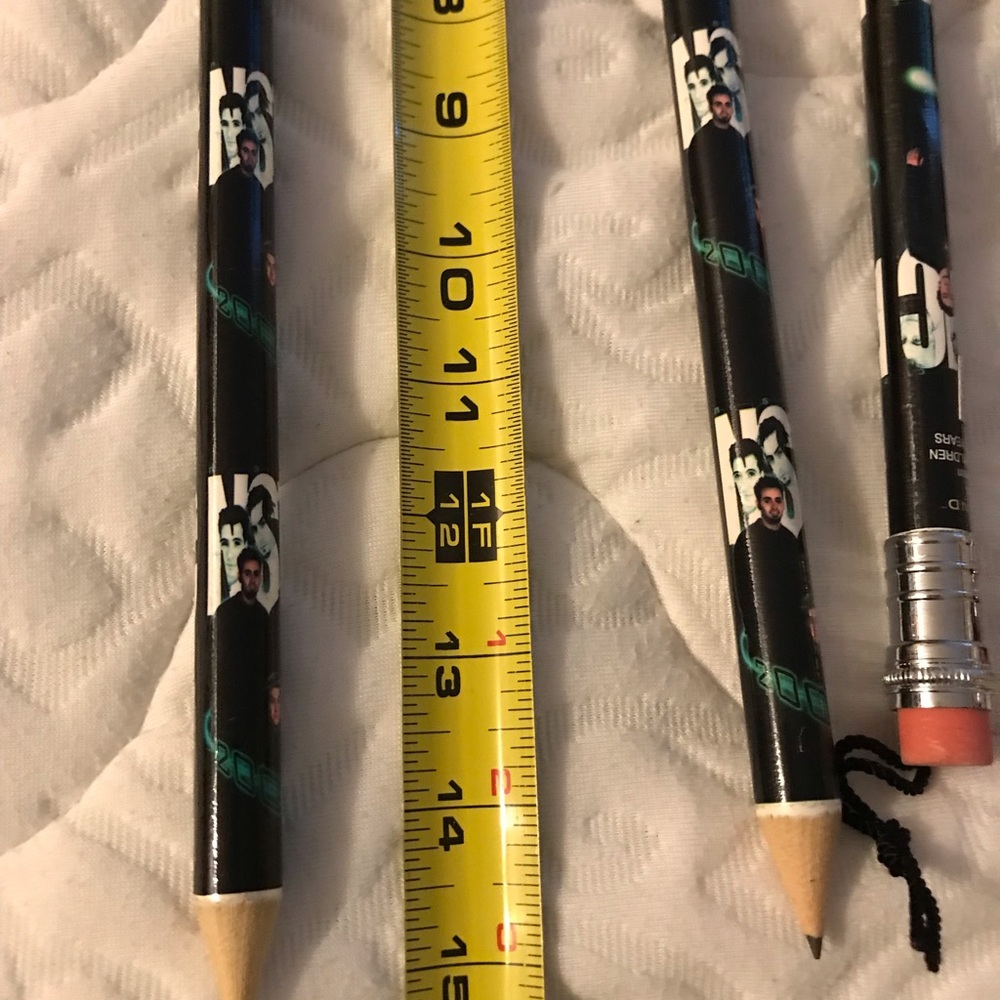 NSYNC large pencils. lot 5 boy band music - Picture 3 of 4